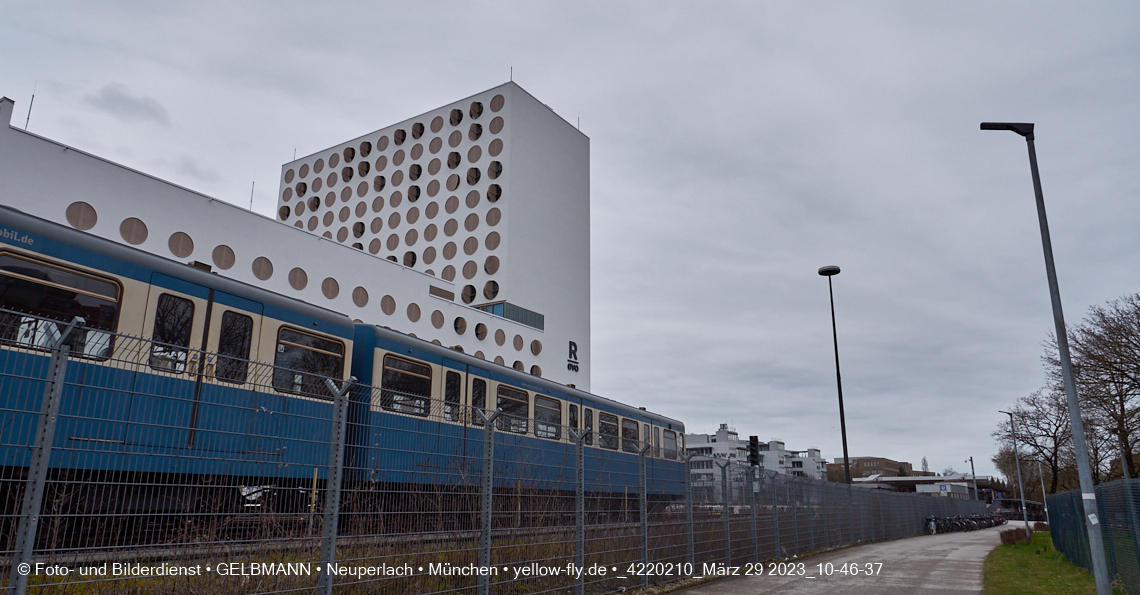 29.03.2023 - Baustelle REVO und Umgebung in Neuperlach